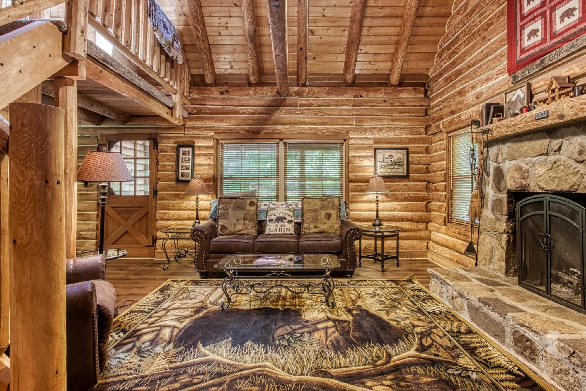 Very Private, Real Log Cabin With Hot Tub! Sevierville Bagian luar foto